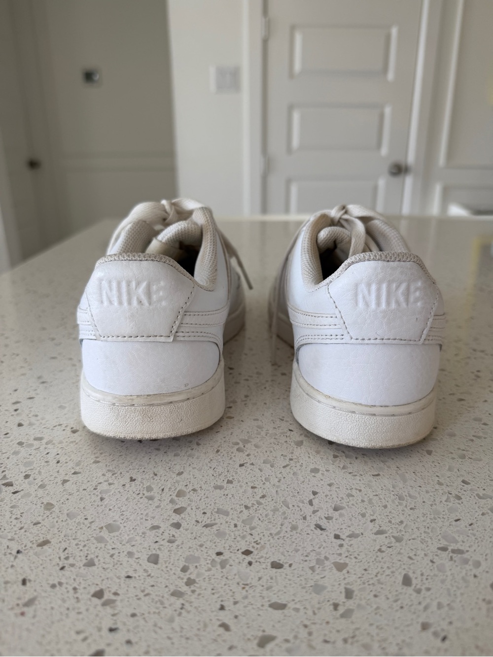 Nike White Sneakers Size 8 Women - Picture 5 of 10